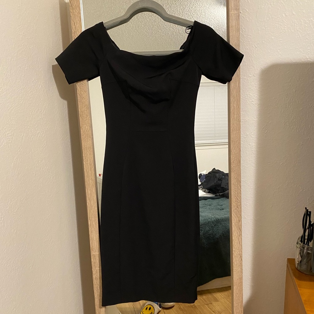 H&M off shoulder midi dress (2)